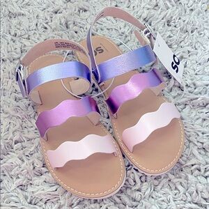 SO Grayce Lilac Sandals, Size 2